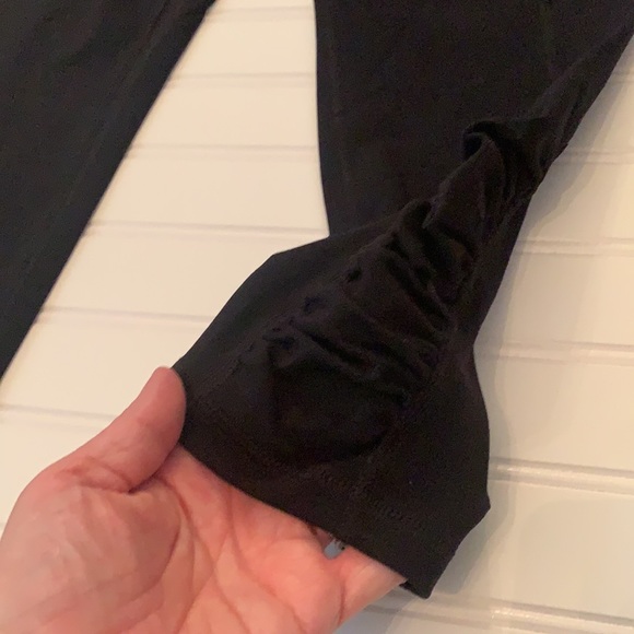 Tek Gear Shape Wear Black Ruched Ankle Leggings - Picture 2 of 5